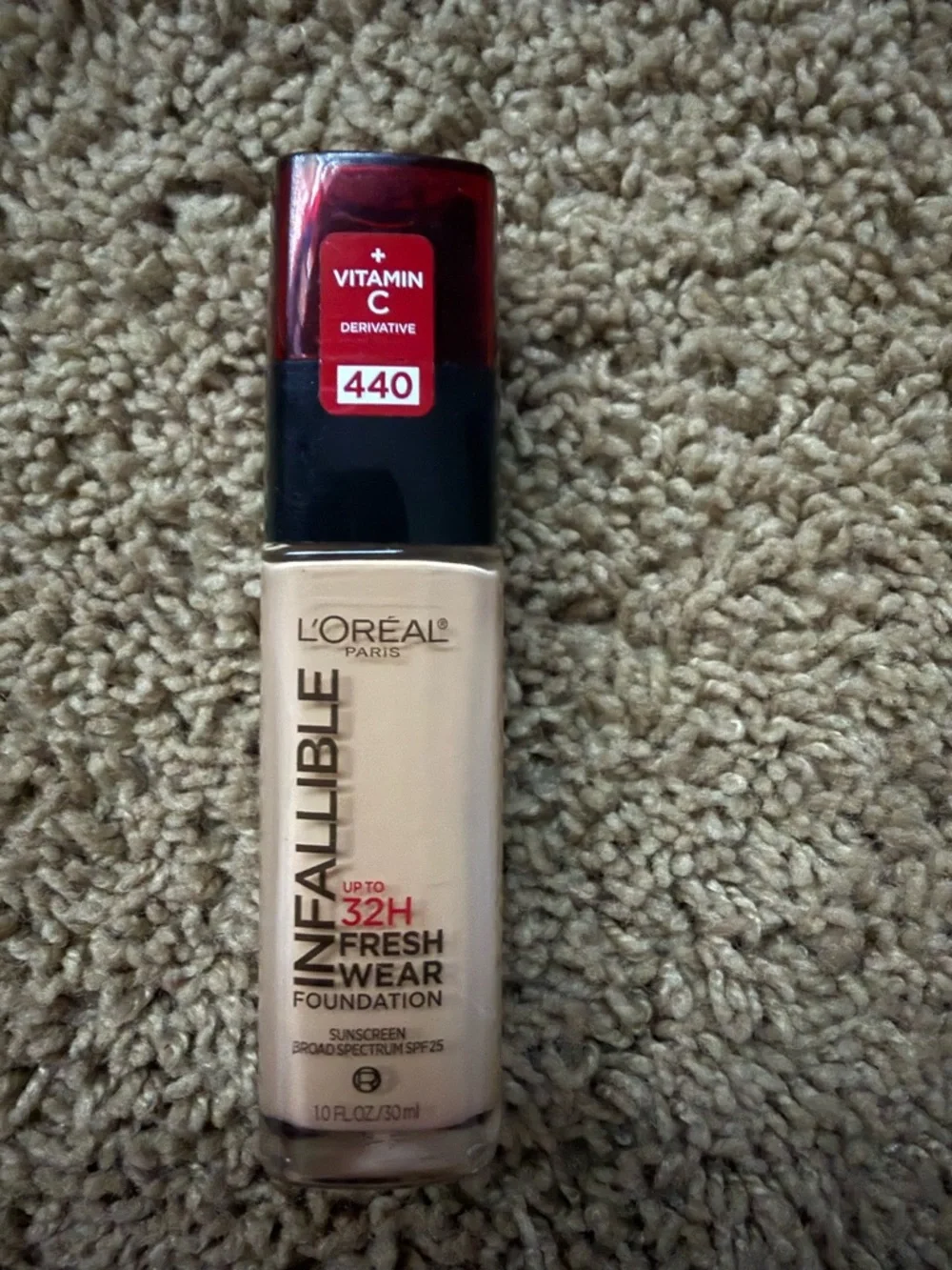 New! L'Oreal Paris Infallible 32HR Fresh Wear Foundation - 1 fl oz - 440